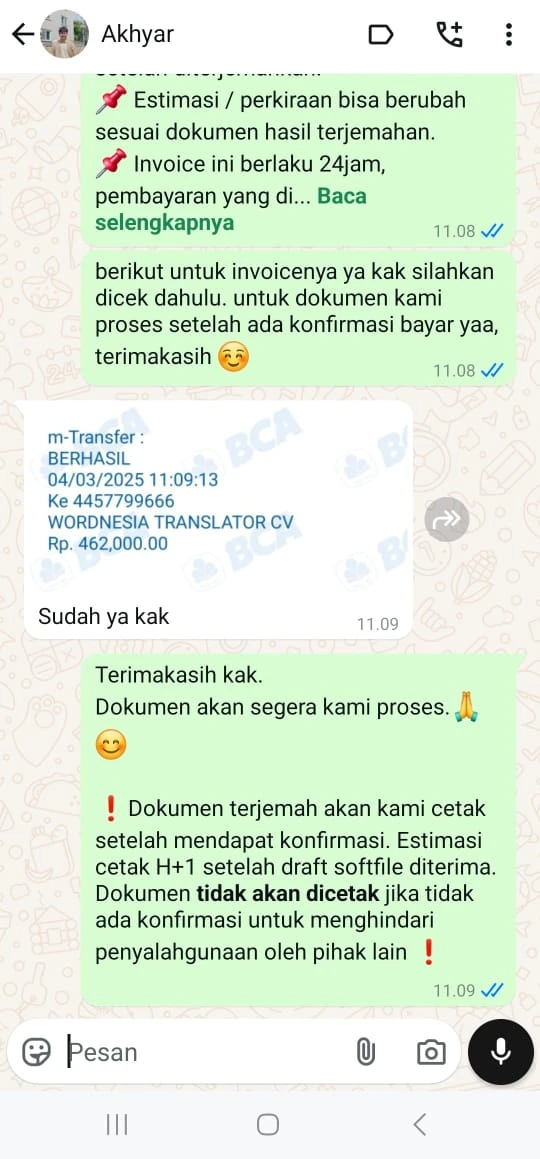 Bukti Transaksi